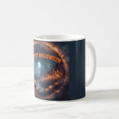 ハロウィンシティへの神秘的な門 コーヒーマグカップ (正面右)