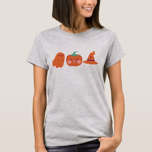 ハロウィンシャツ半袖Tシャツ、ハロウィーンTシャツ Tシャツ (正面)