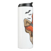 ハロウィンシャツ魔女チワワ衣装ギフト タンブラー (回転左)