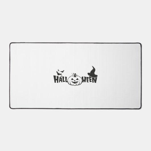 ハロウィンシャツ、おかしなハロウィンシャツ デスクマット (正面)