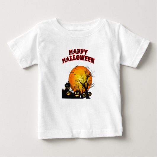 ハロウィンシャツ ベビーTシャツ (正面)