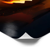 ハロウィンシャールペイとカボチャ怖い ポスター (コーナー)