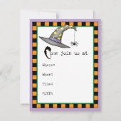 ハロウィンシャールペイ招待状 (裏面)