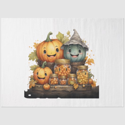 ハロウィンシリーズのデザイン14 その2 薄葉紙 (正面)