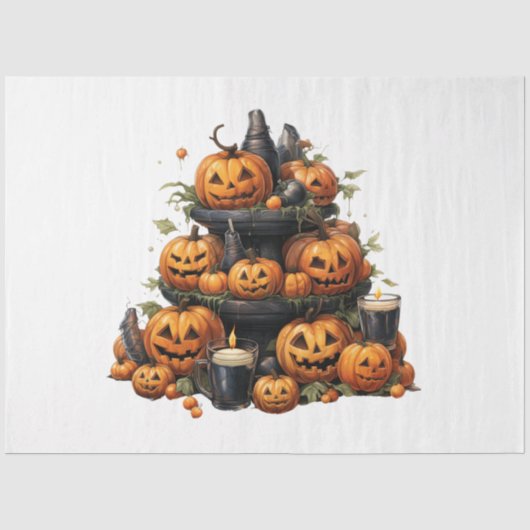 ハロウィンシリーズのデザイン7 その2 薄葉紙 (正面)