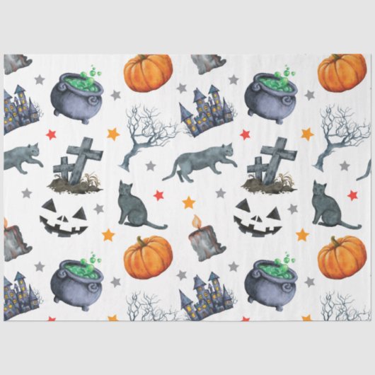 ハロウィンシリーズデザイン1 薄葉紙 (正面)