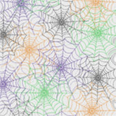 ハロウィンシンプルスパイダーのくもの巣がビニールのシールを切った シール (正面)