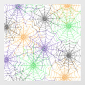 ハロウィンシンプルスパイダーのくもの巣模様 ウィンドウサイン (シート)