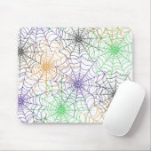 ハロウィンシンプルスパイダーのくもの巣模様 マウスパッド (マウス)