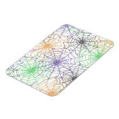 ハロウィンシンプルスパイダーのくもの巣模様 マグネット (左側)