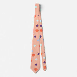 ハロウィンシーシェル海サーモンの真珠 ネクタイ