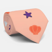 ハロウィンシーシェル海サーモンの真珠 ネクタイ (ロール)