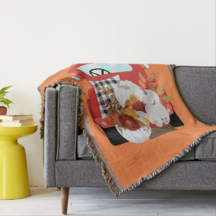 ハロウィンシーズンのピックアップトラック スローブランケット