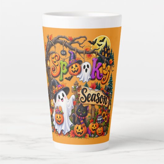 ハロウィンシーズン カフェラテマグ (正面)