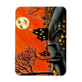 ハロウィンシーンマグネット「熟成ジャックオランタン」 マグネット (縦)