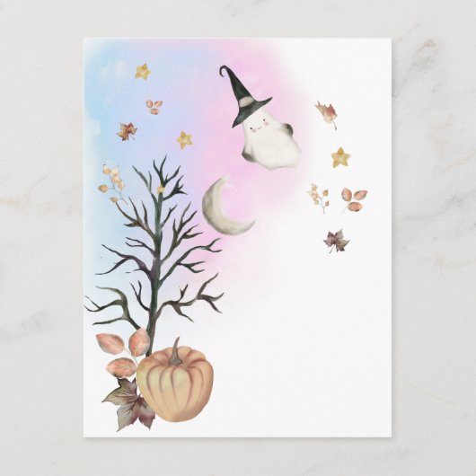 ハロウィンジェンダーがベビーカードの本を明かす。 エンクロージャーカード (裏面)