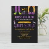 ハロウィンジェンダーが赤ちゃんシャワーを明かす 招待状 (スタンド正面)