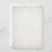 ハロウィンジェンダーが赤ちゃんシャワーを明かす 招待状 (裏面)