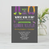 ハロウィンジェンダーが赤ちゃんシャワーを明かす 招待状 (スタンド正面)