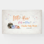 ハロウィンジェンダーが赤ちゃんシャワーを明かす 横断幕 (横)