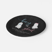 ハロウィンジェンダーの公開パーティー ペーパープレート (アングル)