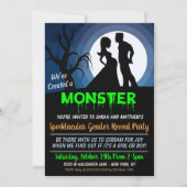 ハロウィンジェンダーリビールパーティの招待状 招待状 (正面)