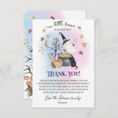 ハロウィンジェンダー少しブーはほとんど期限が来ている サンキューカード (正面/裏面)