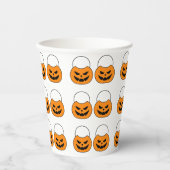ハロウィンジャックとジル・オランタン 紙コップ (正面)