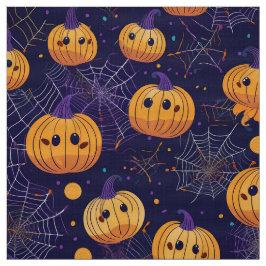 ハロウィンジャックとランタン生地 ファブリック