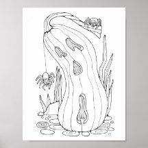 ハロウィンジャックオランタンスパイダーズ着色ページアート