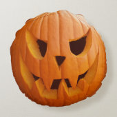 ハロウィンジャックオランタンパンプキンラウンドピロー ラウンドクッション (裏面)