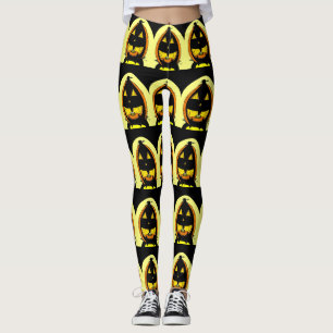 ハロウィンジャック・オランタンレギンス レギンス