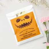 ハロウィンジャック・オランタン誕生日パーティー フェイバーバッグ (封をした状態)