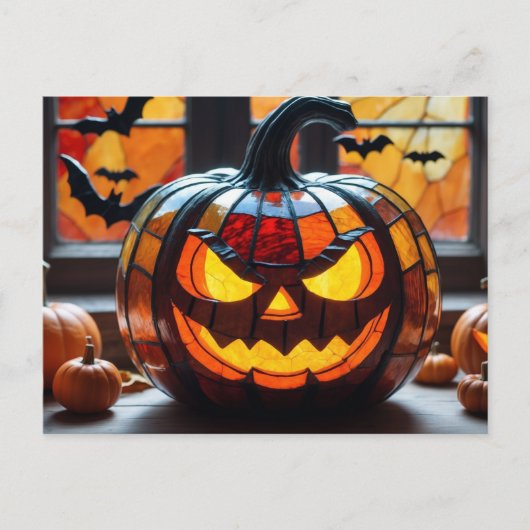 ハロウィンジャック・オランタン シーズンポストカード (正面)