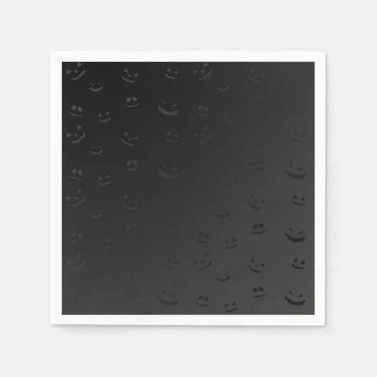 ハロウィンジャック – オランタン – 紙ナプキン スタンダードカクテルナプキン (正面)