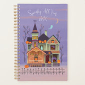 ハロウィンジャック・オ・ランタン幽霊のよく出るハウス プランナー手帳 (正面)