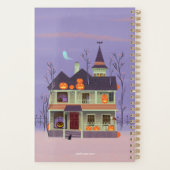 ハロウィンジャック・オ・ランタン幽霊のよく出るハウス プランナー手帳 (裏面)