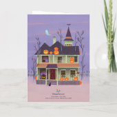 ハロウィンジャック – o' – ランタンハウスカード カード (裏面)