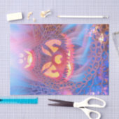 ハロウィンジャック – O – ランタンパンプキンキュートモダン秋 薄葉紙 (クラフト)