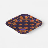 ハロウィンジャック – O – ランタンブラック ペーパープレート (傾斜あり)