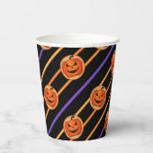 ハロウィンジャック – O – ランタンブラック 紙コップ (裏面)