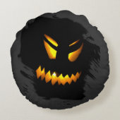 ハロウィンジャック – O – ランタン顔枕2面プリント ラウンドクッション (裏面)