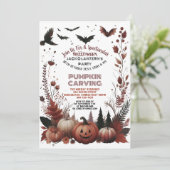 ハロウィンジャックOランタンズパンプキンカービングパーティー 招待状 (スタンド正面)