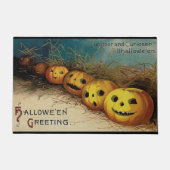 ハロウィンジャックOランタンズヴィンテージ歓迎 ドアマット (正面)