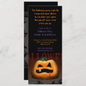 ハロウィンジャックO'ランタンパーティの招待状 招待状 (正面/裏面)