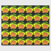 ハロウィンジャックO'Lantern ラッピングペーパー (フラット)