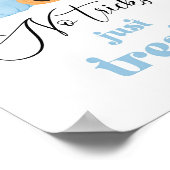 ハロウィンスイーツやスイーツを扱うトリックはない ポスター (角)