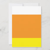 ハロウィンスイートキャンディーコーンパーティの招待状 招待状 (裏面)