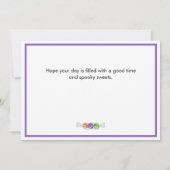 ハロウィンスウィート不気味カップケーキ誕生日 カード (裏面)