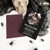 ハロウィンスカルラブアットファーストフライト ブライダルシャワー 招待状